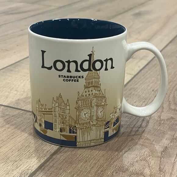 Starbucks Coffee Mug LONDON Global Icon Series 2013 Collector Cup 16 oz - Picture 1 of 7